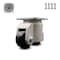 Service Caster Nylon Swivel TP Light Duty Floor Leveling Caster w/2.44" Diameter Black Wheel SCC-TPLV30S60-NYR-660-DC - alternate 1